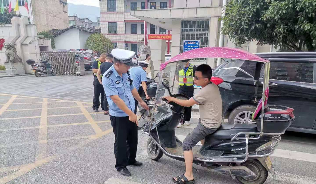 摩托车、电动车专项整治，虹桥镇在行动