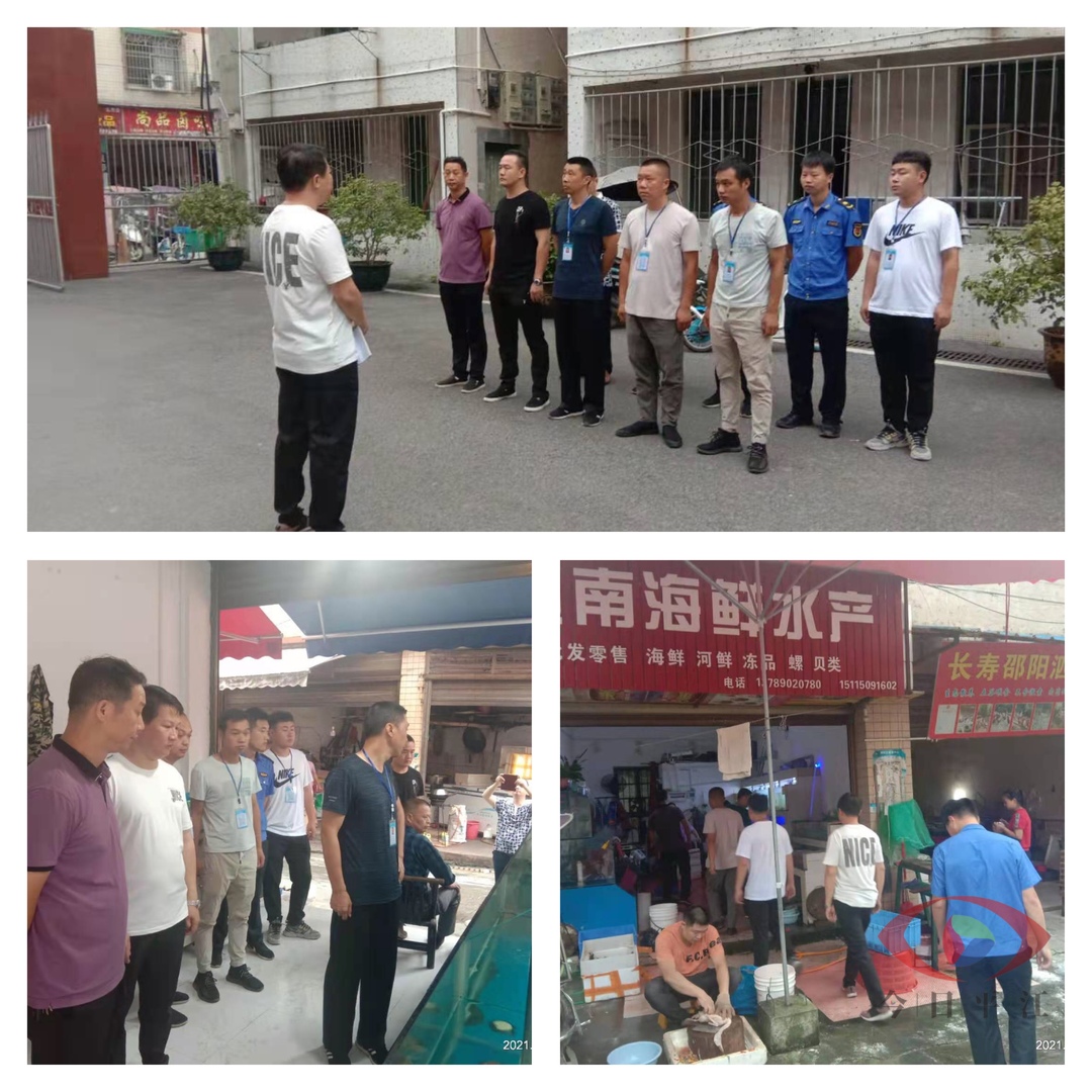 长寿镇：瞄准“四清四无”禁捕目标，开展常态化联动执法。