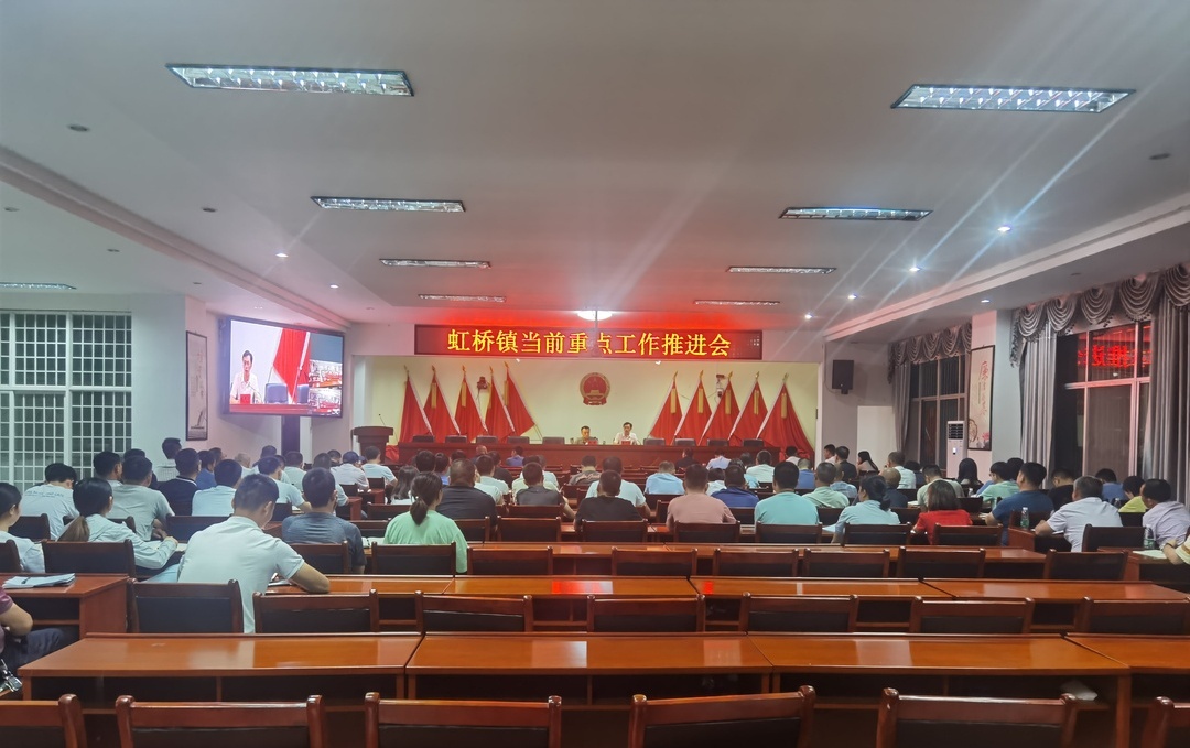 虹桥镇召开当前重点工作推进会