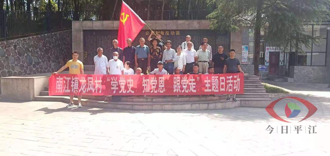 【党史学习教育】南江镇龙凤村：不忘初心跟党走 缅怀先烈加义行