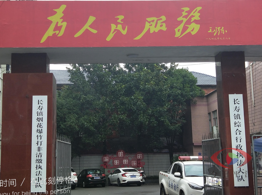 长寿镇综合执法大队：我为党旗添色彩