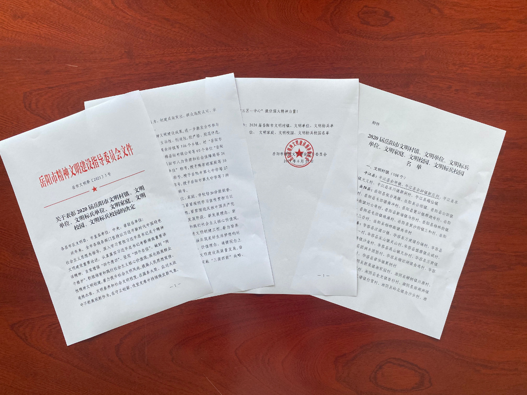 喜报频传！余坪镇荣获岳阳市文明村镇