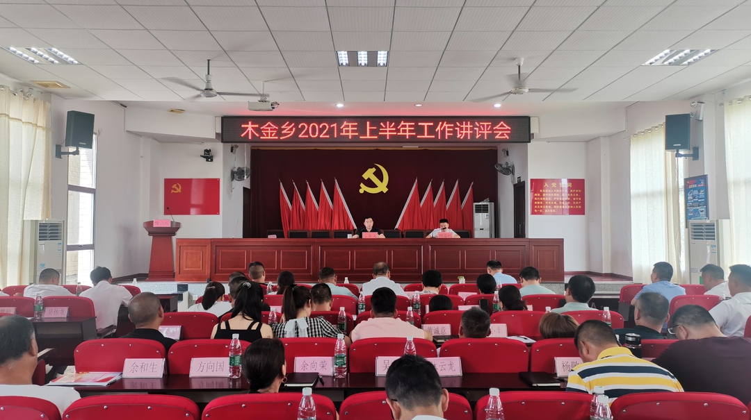 木金乡：召开2021年上半年工作讲评会