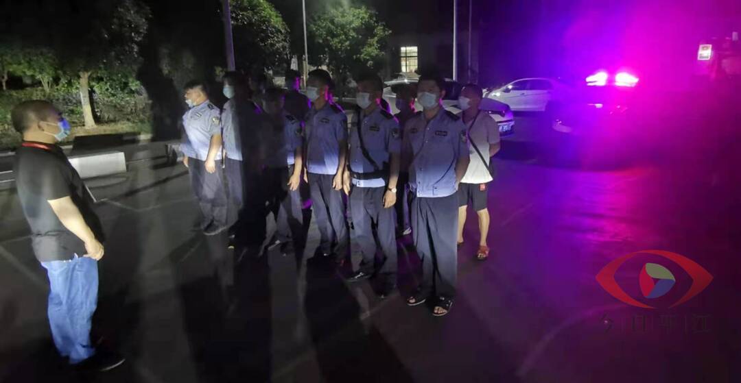 防疫不松懈  整治动真格——浯口镇开展夜间疫情防控大巡查行动