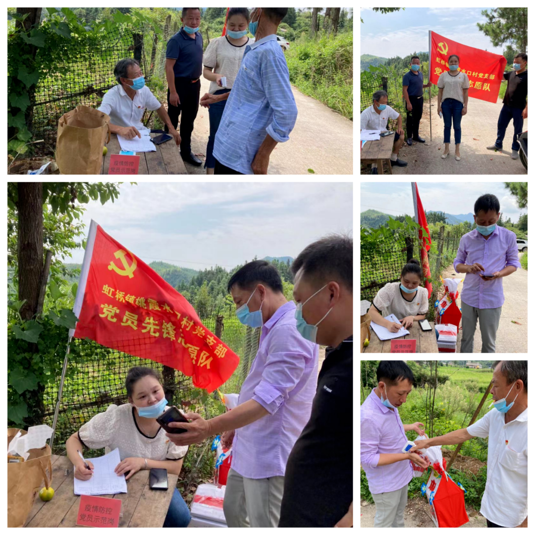虹桥镇：疫情防控当先锋，党员干部在行动