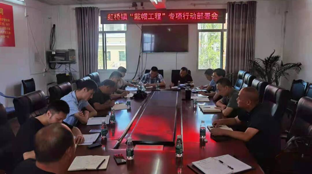 戴头盔，保安全！虹桥镇开展“戴帽工程”专项行动