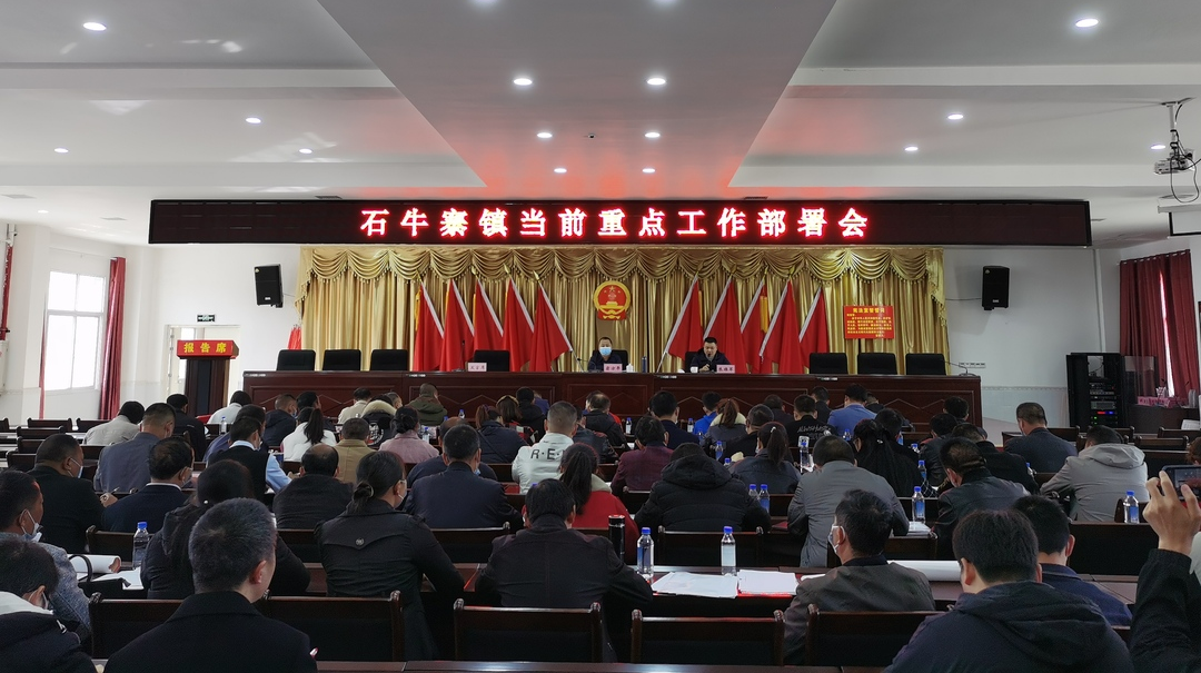 全面部署、夯实责任--石牛寨镇召开当前重点工作部署会