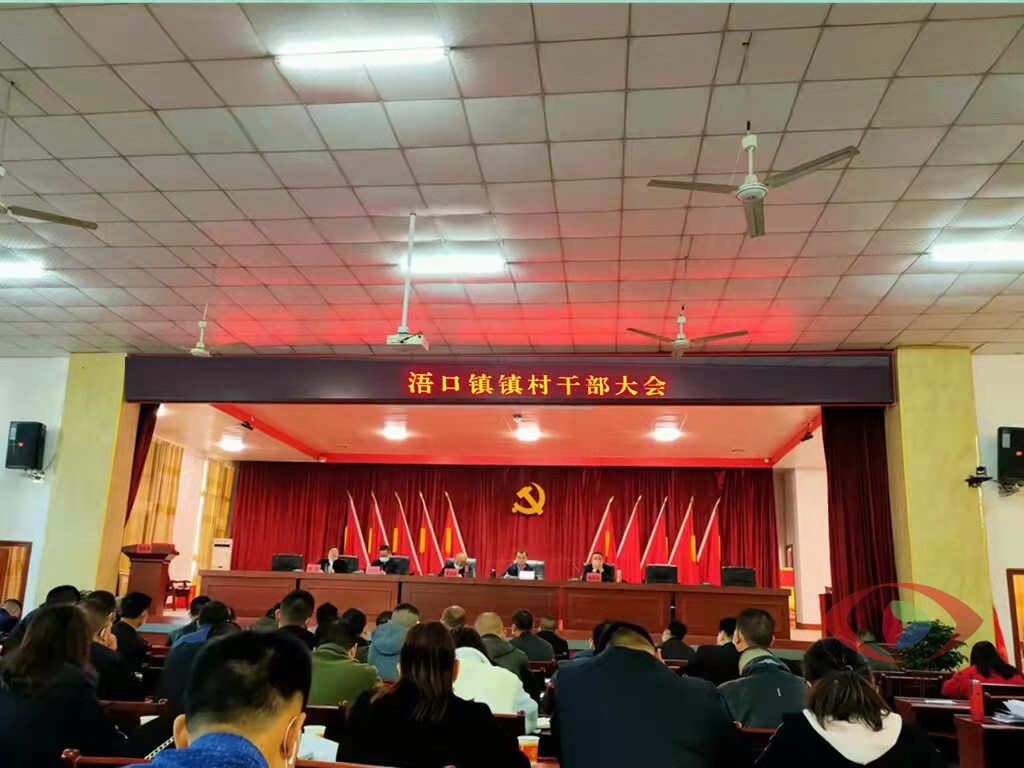 浯口镇召开镇村干部大会