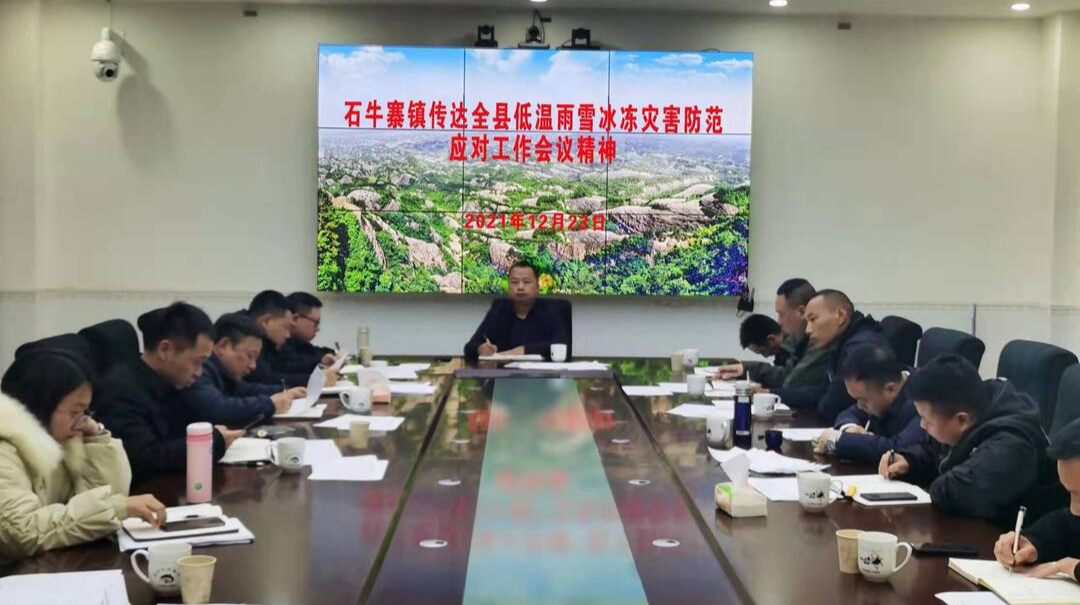 闻“雪”而动 忙而不乱——石牛寨镇积极迎战低温雨雪天气