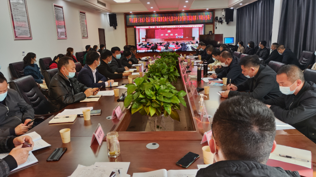 学深学实，学以致用——岑川镇组织开展学习贯彻党的十九届六中全会精神专题培训班