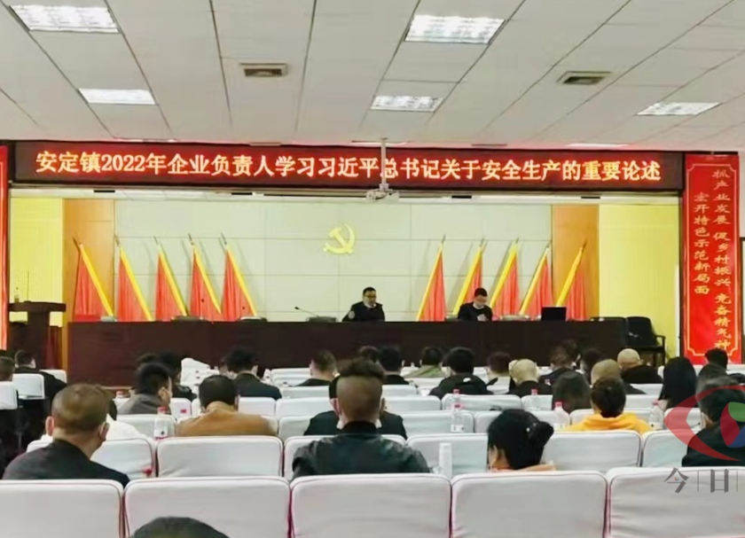 安定镇组织召开企业安全生产工作暨业务培训会议