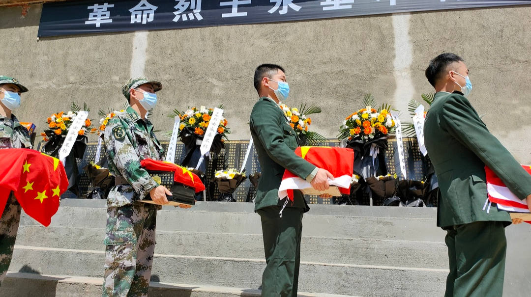 缅怀先烈志，共铸中华魂--石牛寨镇开展零散烈士墓集中安葬活动