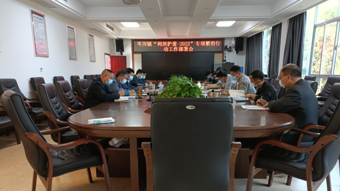 岑川镇召开“利剑护蕾•2022”专项整治行动工作部署会