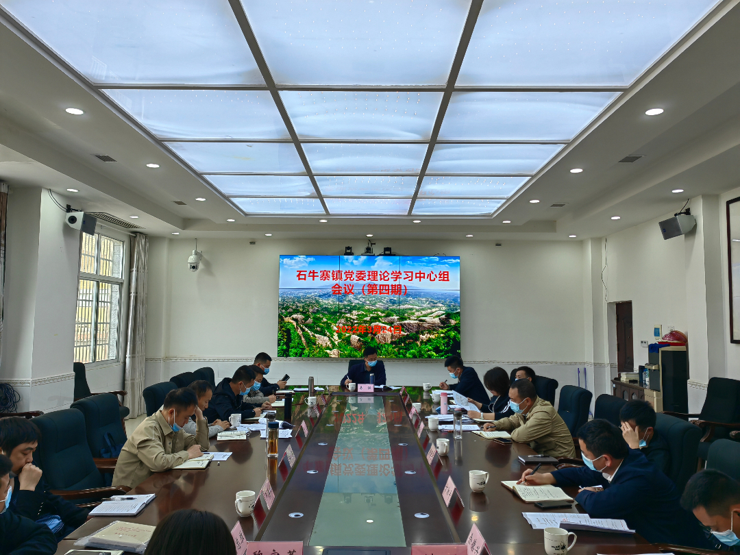 坚持依法治国，加强习近平法治思想学习--石牛寨镇党委中心组开展专题学习