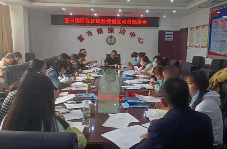 童市镇开展医保参保大排查，为2023年医保征缴打基础