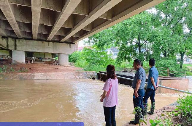 安定镇：“汛”速行动，风雨更映党旗红