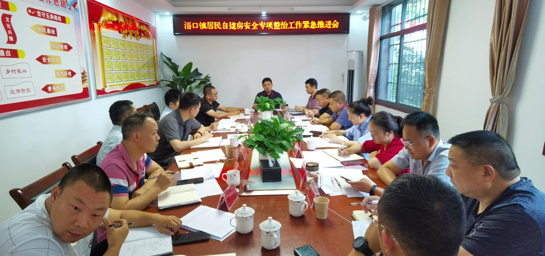 听指令 出方案 促进度—— 浯口镇房屋排查工作大推进