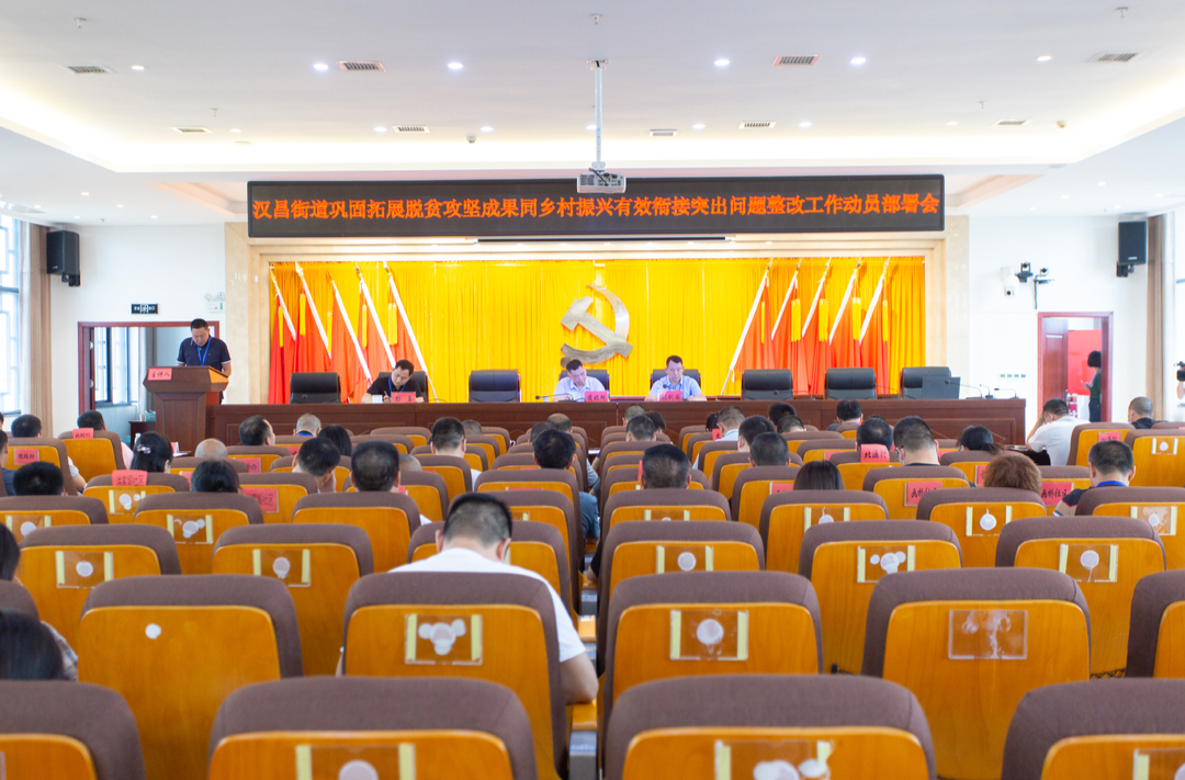 汉昌街道：召开巩固拓展脱贫攻坚成果同乡村振兴有效衔接工作推进暨突出问题整改动员部署会
