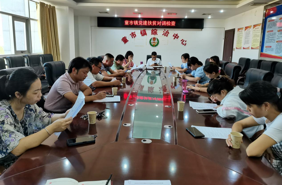 童市镇:对调检查严考核，分类指导促落实
