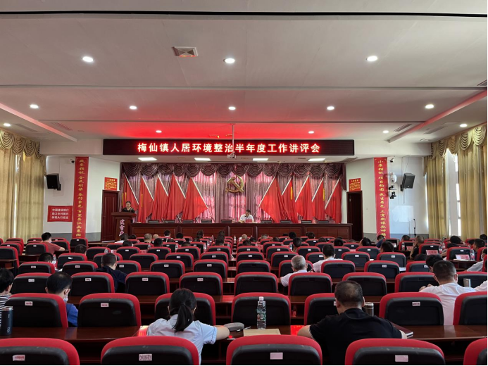 全力以赴促事成--梅仙镇召开8月份重点工作部署会