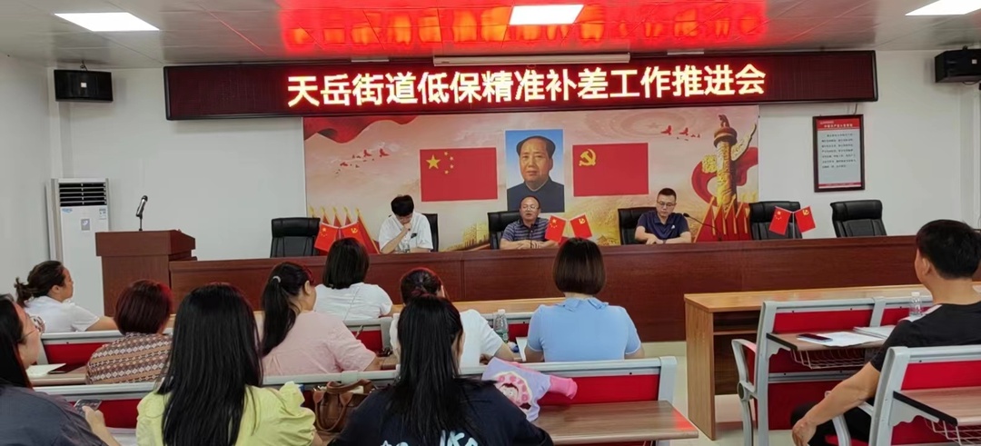 我为群众办实事 | 天岳街道扎实开展城乡低保“精准认定对象、合理确定补差”专项治理活动
