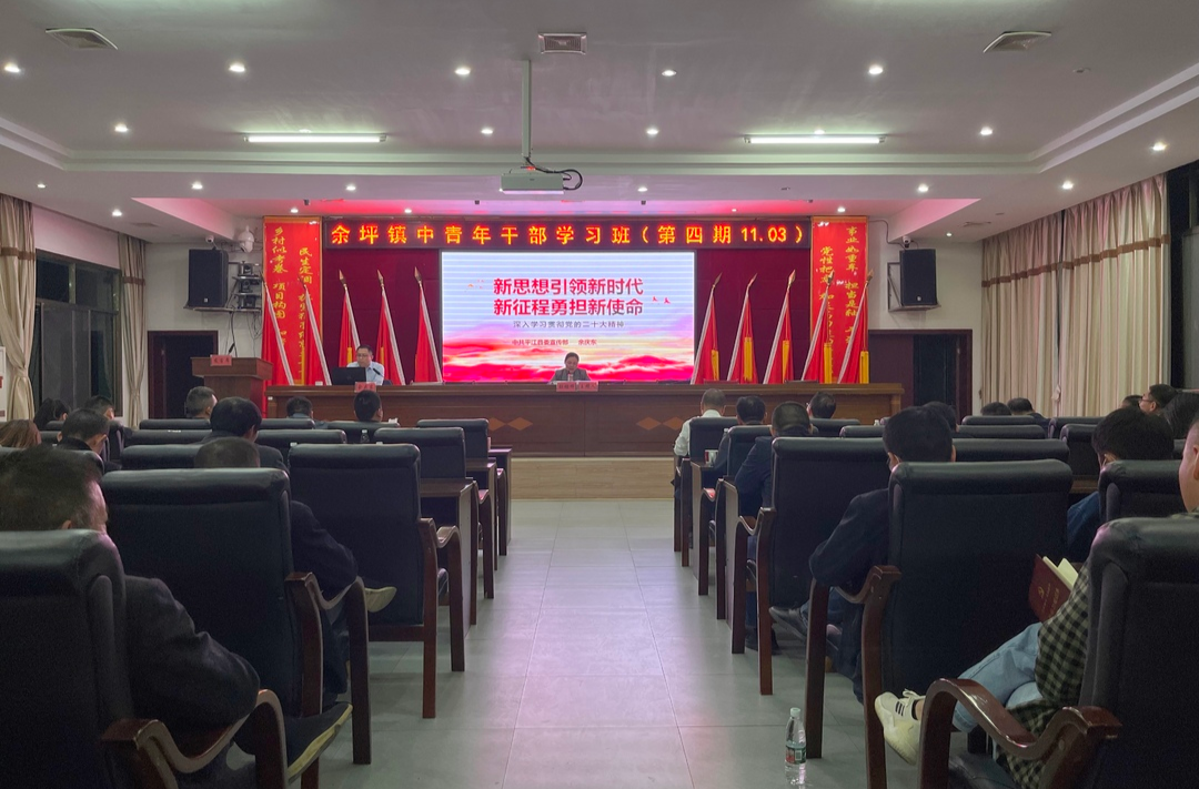 学习党的二十大精神，聚焦业务能力再提升——余坪镇举行中青年干部学习班（第四期）