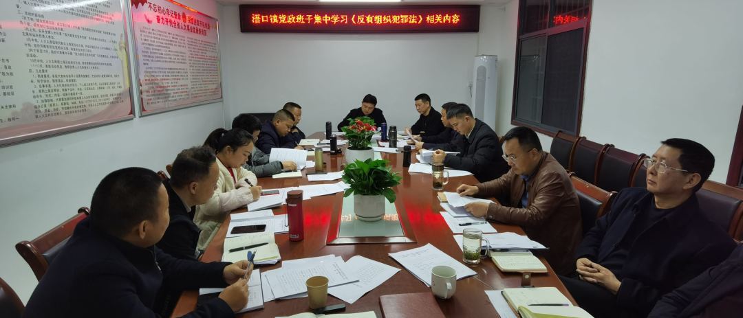 浯口镇：多举措宣传《中华人民共和国反有组织犯罪法》