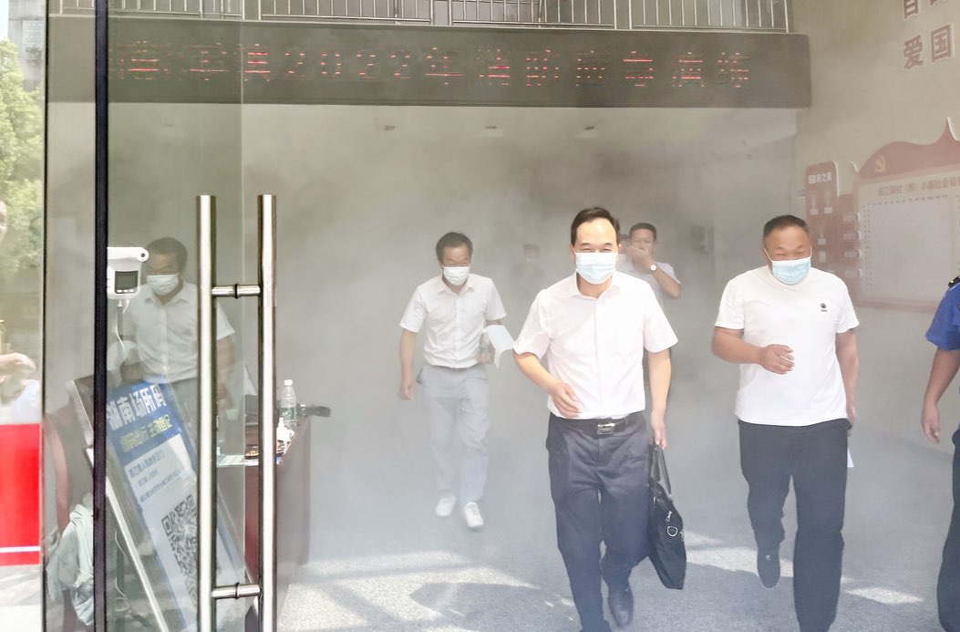 南江镇：开展应急疏散演练 提升消防应急技能