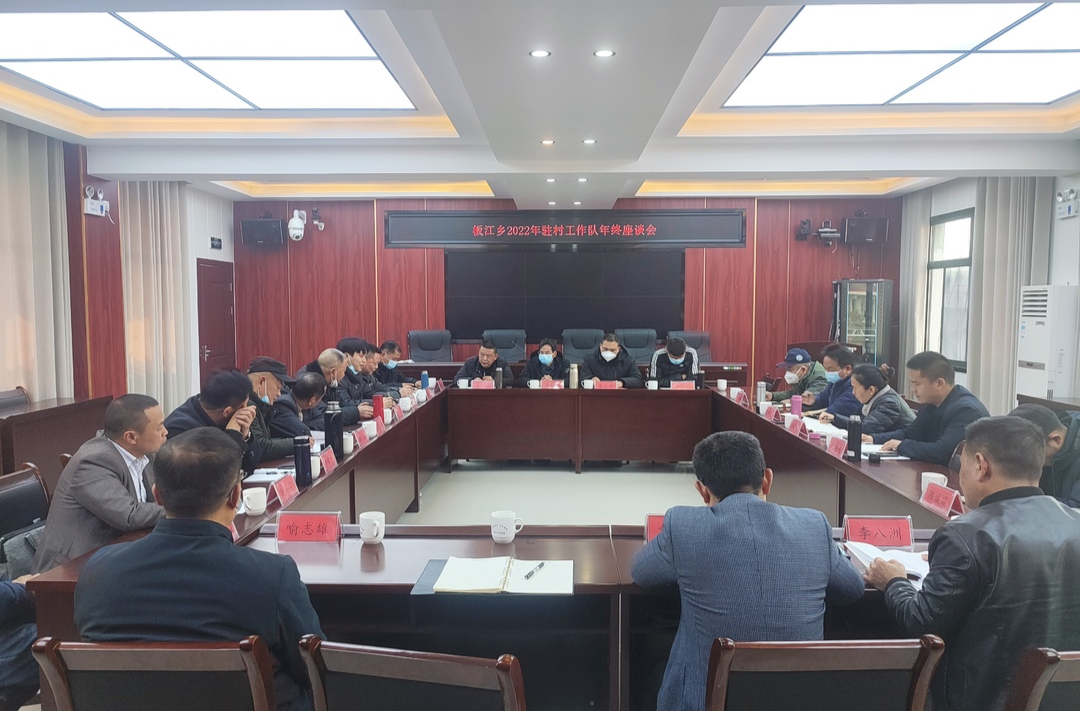 板江乡召开2022年度驻村工作队年终座谈会