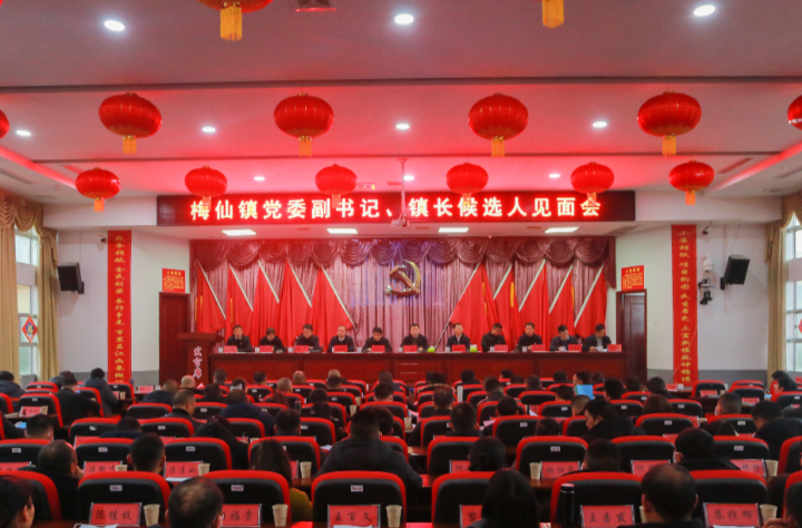 梅仙镇召开党委副书记、镇长候选人见面会