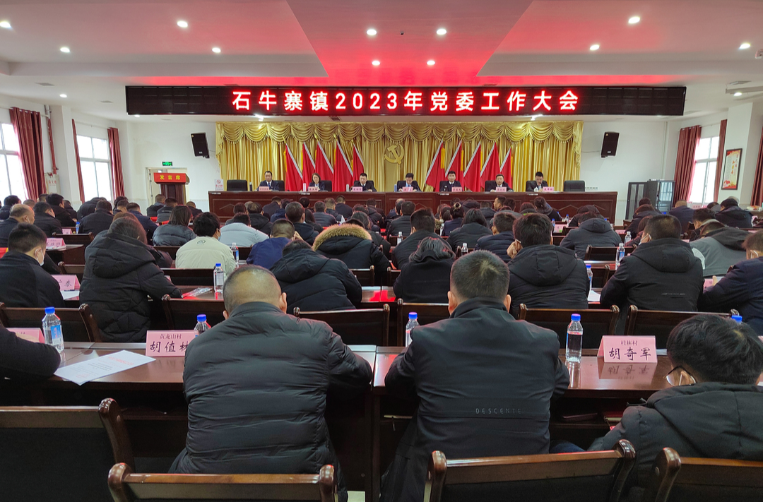 奋楫笃行  勇立潮头——石牛寨镇召开2023年党委工作大会