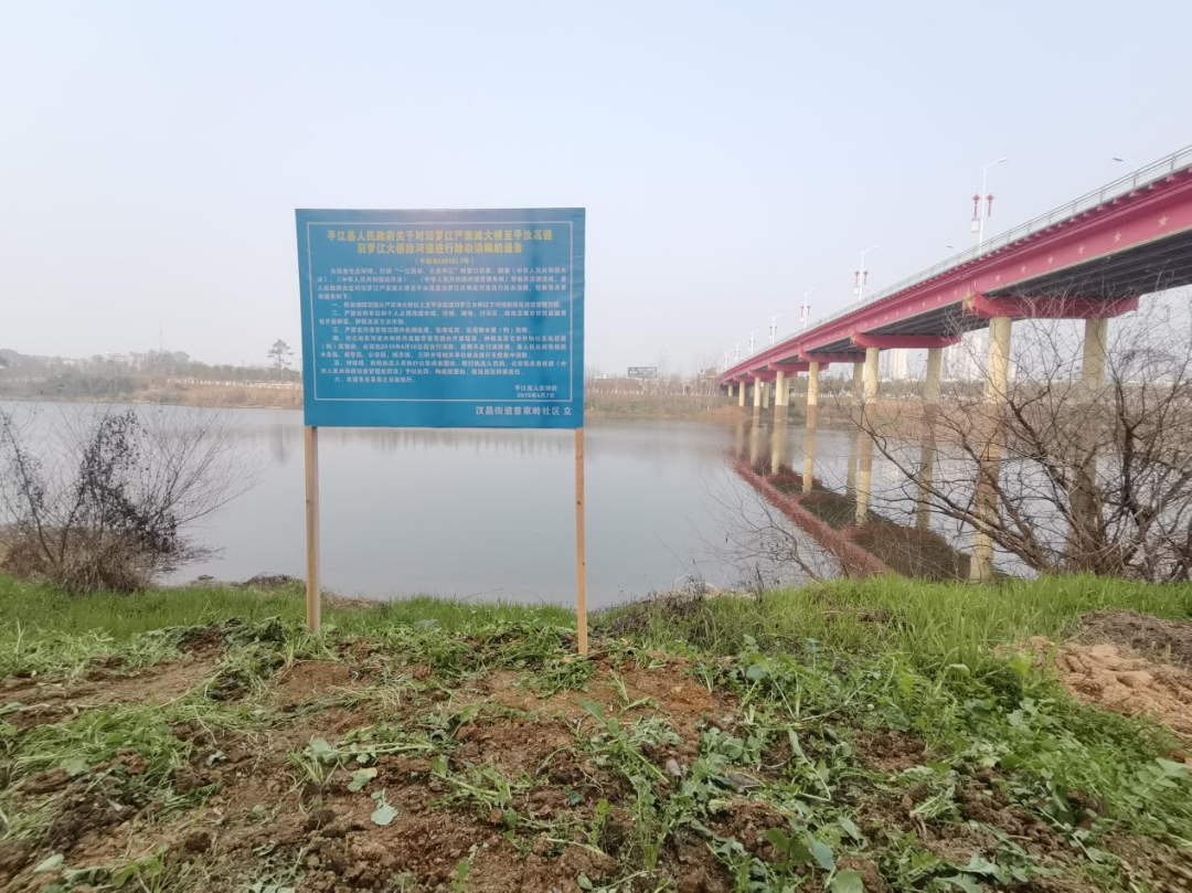 汉昌街道：整治河堤违规种菜 努力打造河道“新风景” ​
