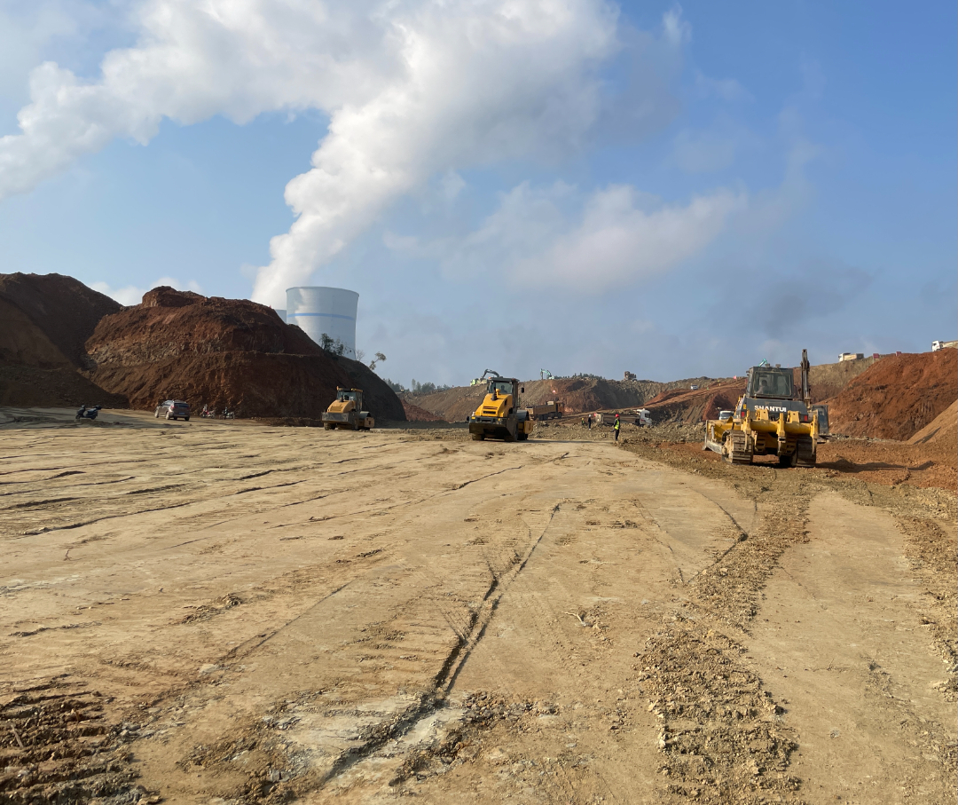 余梅工业区建设火力全开  完成土石方挖填70万方