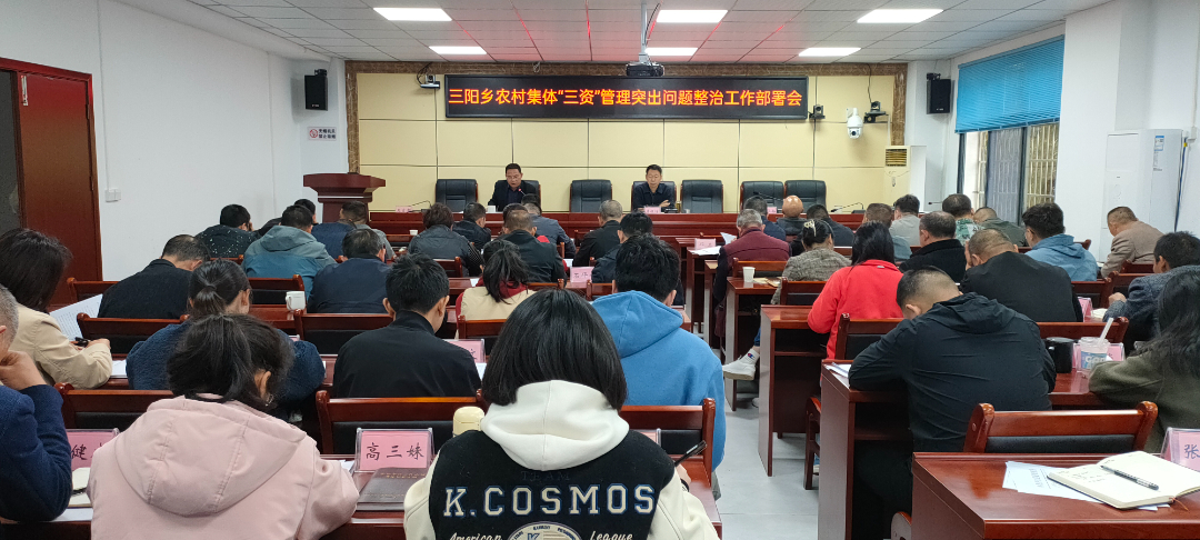 三阳乡召开农村集体“三资”管理突出问题整治工作部署会暨防汛知识培训会