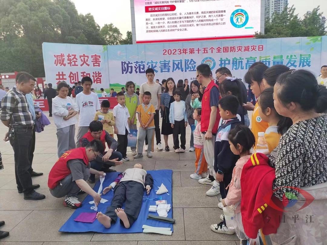 我县开展防灾减灾宣传咨询活动