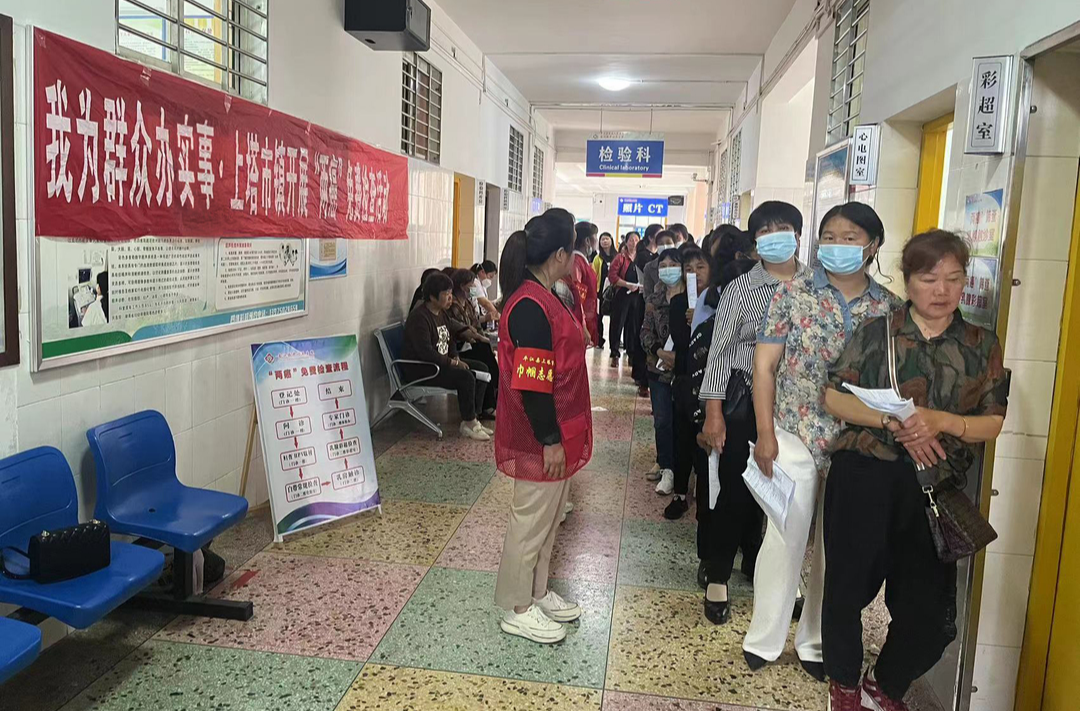 上塔市镇：“三步走”推进“两癌”筛查顺利开展