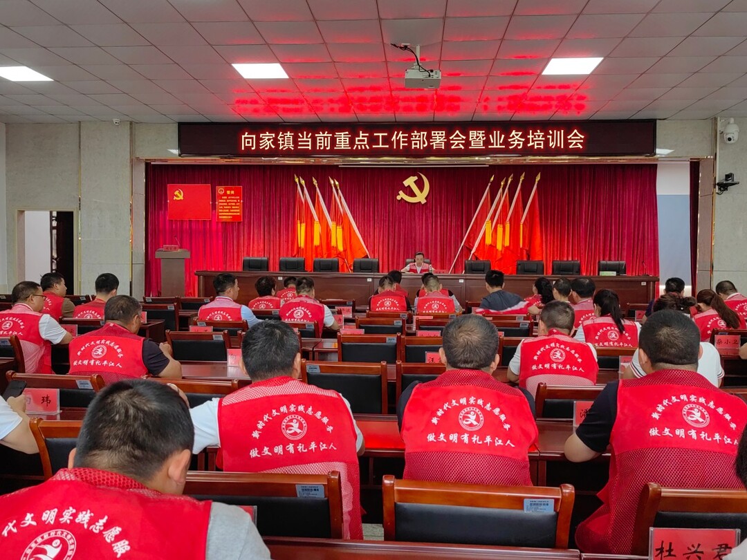 聚焦关键，强化落实，向家镇部署当前重点工作