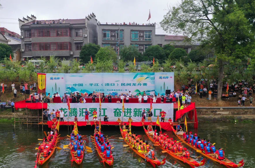 龙腾汨罗江 奋进新浯口 文明新风尚 ——龙舟“赛”出浯口精彩
