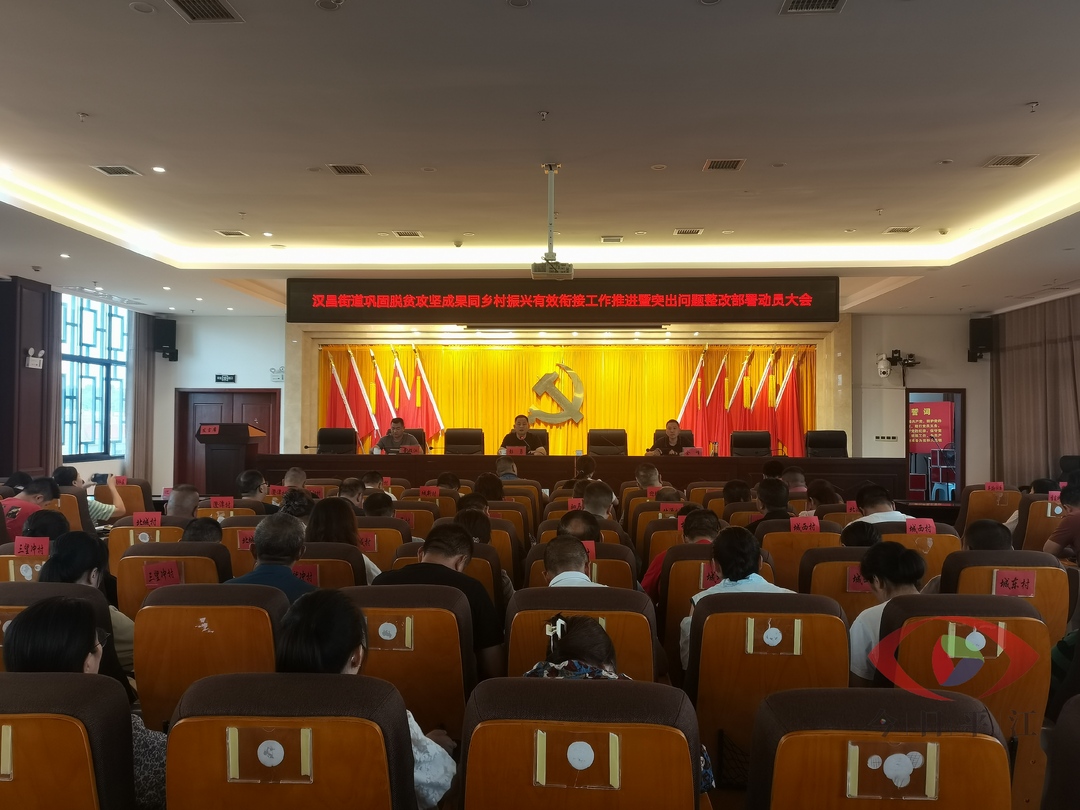 汉昌街道： 召开巩固脱贫攻坚成果同乡村振兴有效衔接工作推进暨突出问题整改部署动员大会