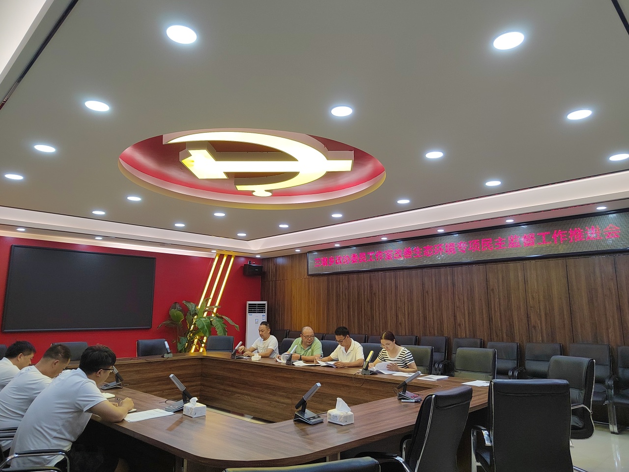 三墩乡政协委员工作室组织召开改善生态环境专项民主监督工作推进会