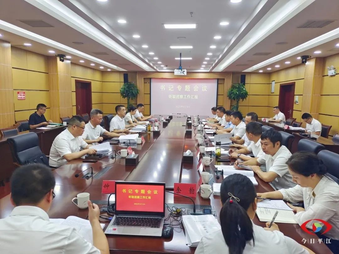 李勇主持召开书记专题会议研究巡察工作