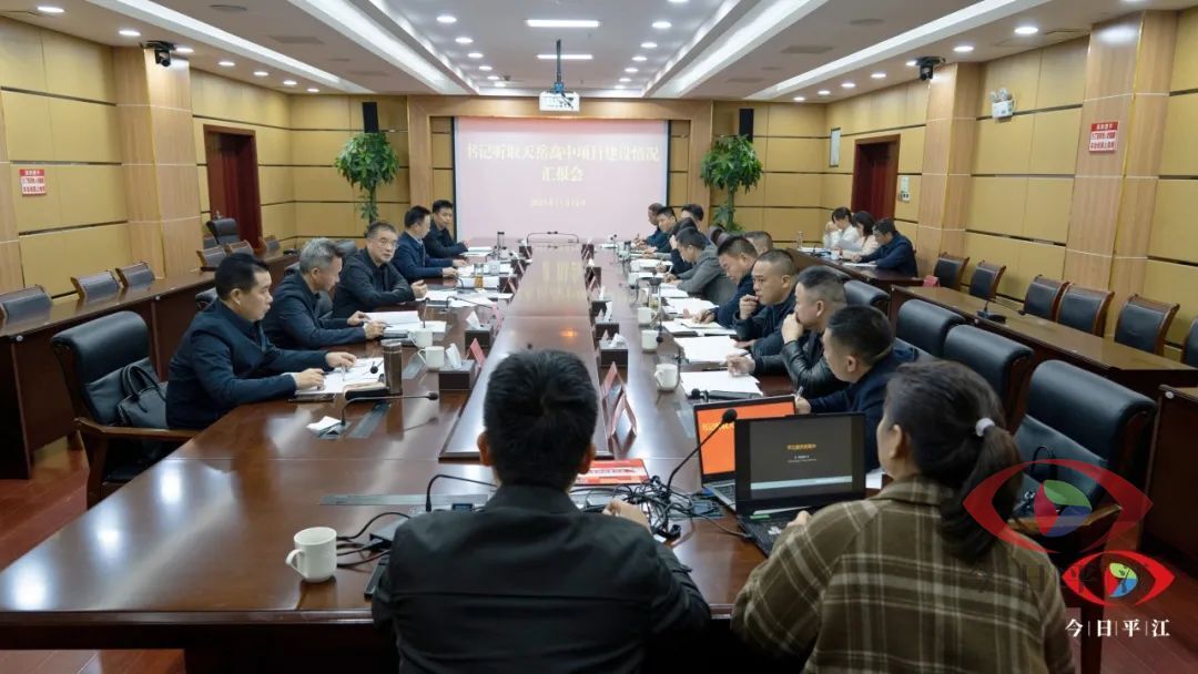 李勇专题听取部分重点项目推进情况汇报
