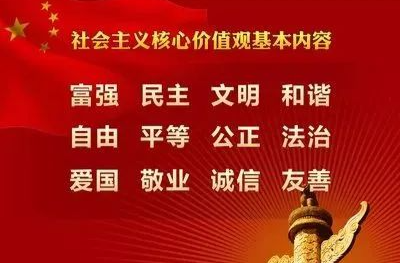 社会主义核心价值观24字，一看就懂、常践常得！