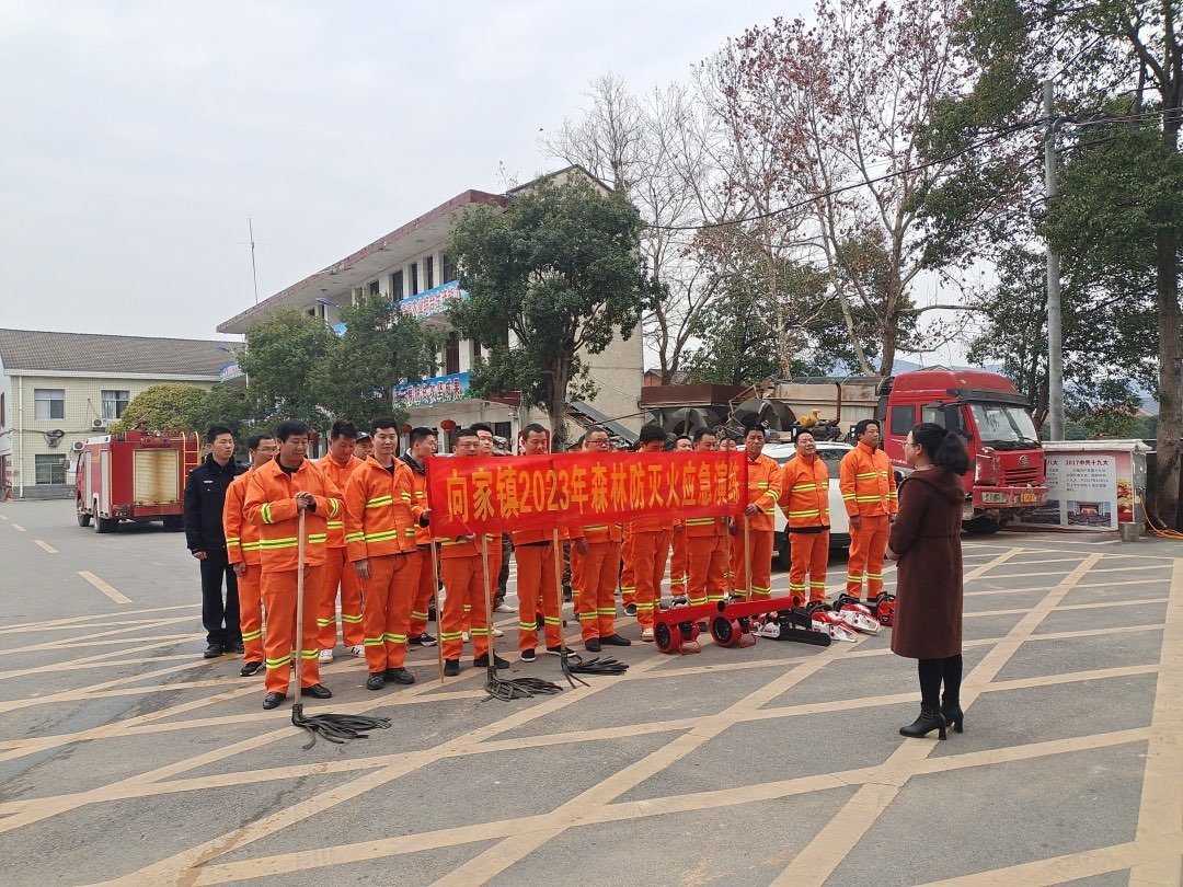 向家镇：打好新年森林防火“第一枪”