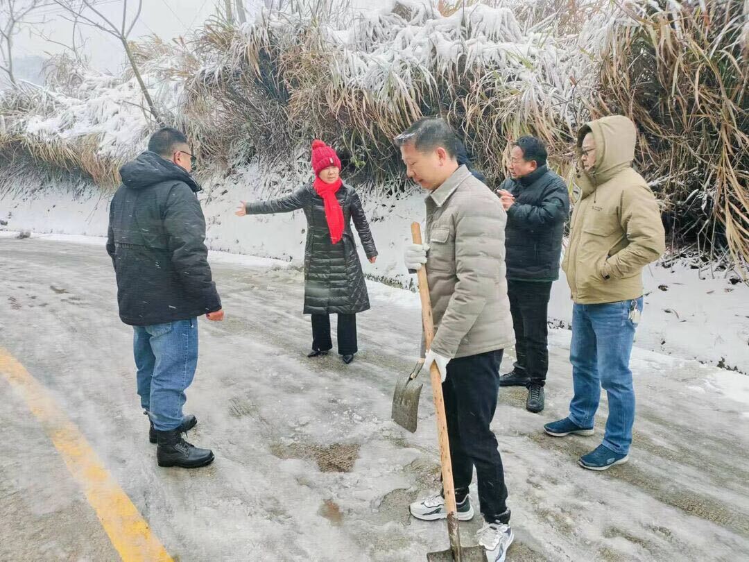 板江乡多措并举全力应对低温雨雪冰冻天气