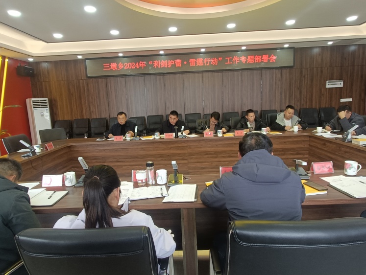 【利剑护蕾·雷霆行动】三墩乡：深入推进“利剑护蕾·雷霆行动”专项工作