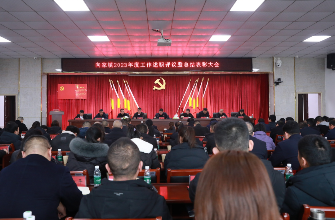 守正创新，踔厉奋发，秀美向家展新篇 ——向家镇召开2023年度总结表彰大会