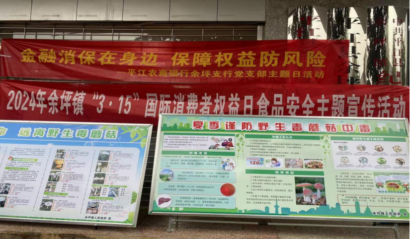 守护消费权益，共筑和谐余坪——余坪镇开展“3.15”国际消费者权益日宣传活动