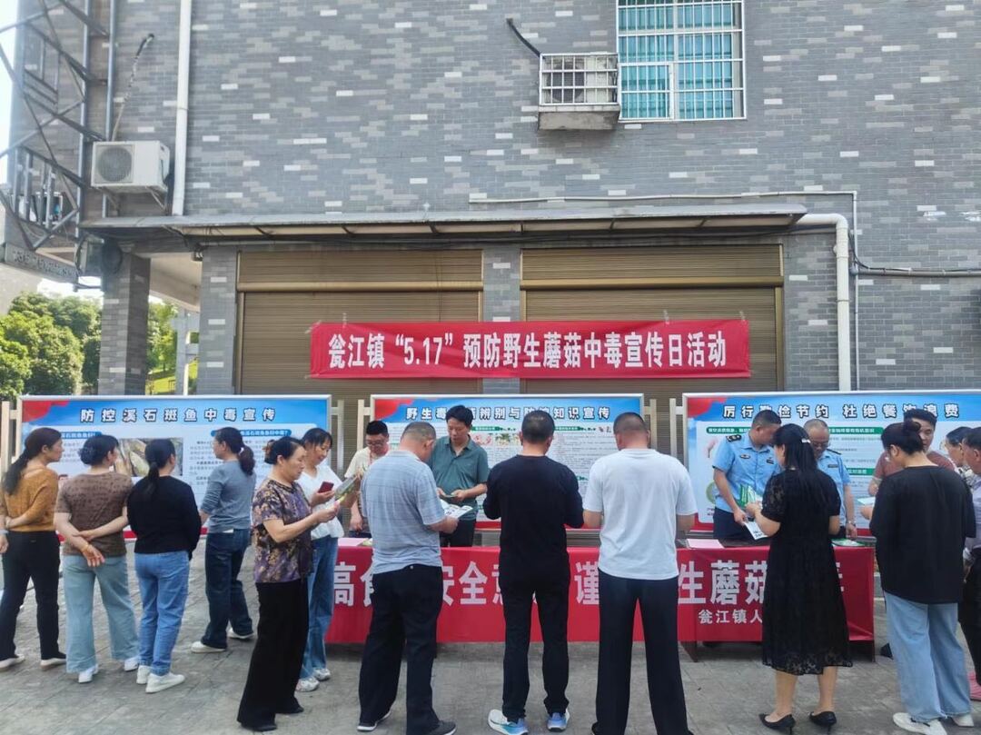 瓮江镇：盯牢野生“小蘑菇”  守护食品“大安全”