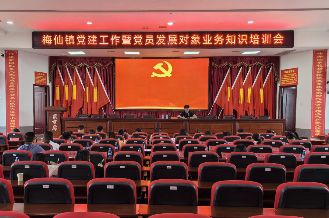 强化党务能力 建强战斗堡垒——梅仙镇召开党建业务培训会
